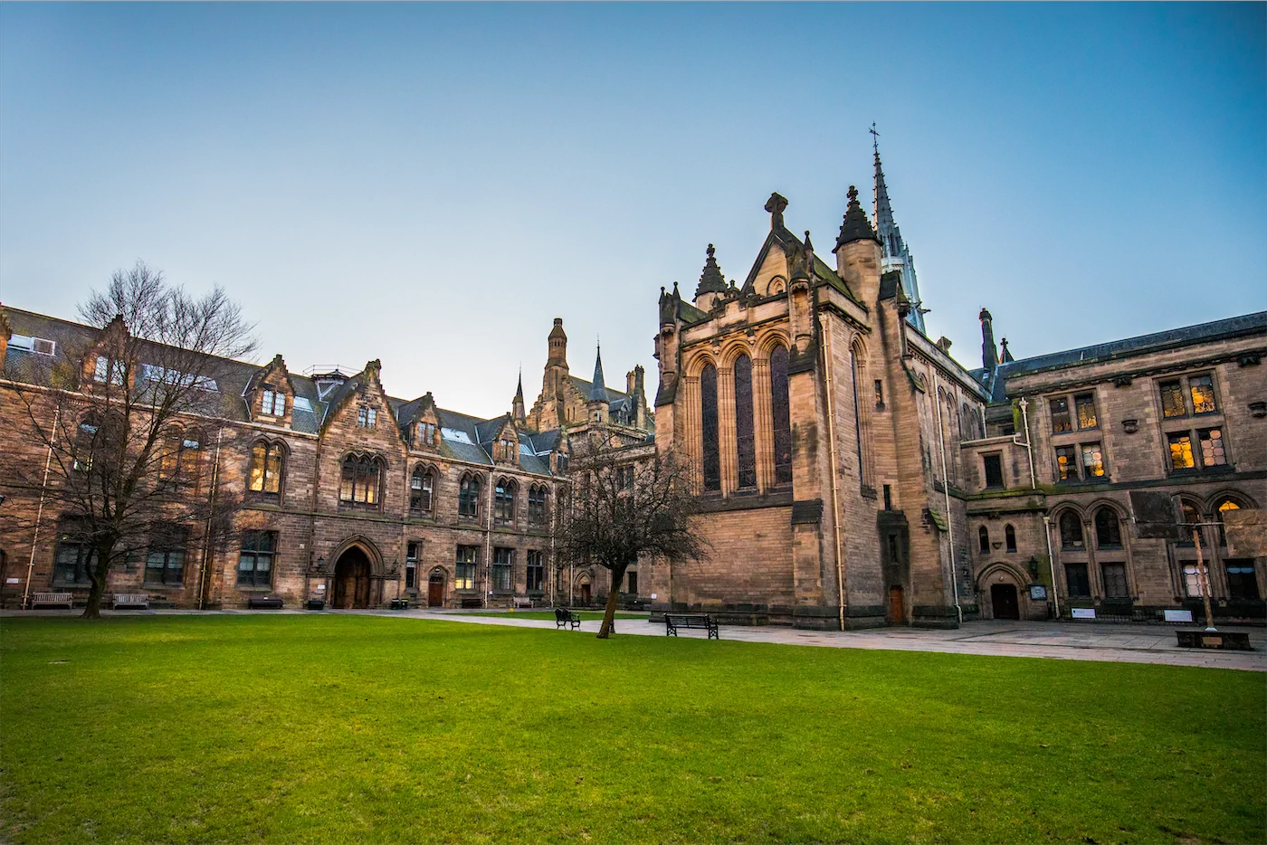 beautiful university campus background
